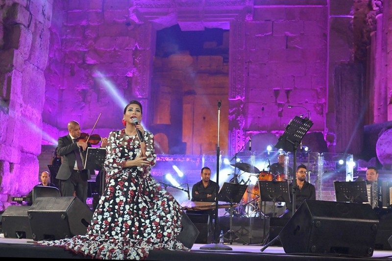 Sherine Abdel Wahab at Baalbeck Festival